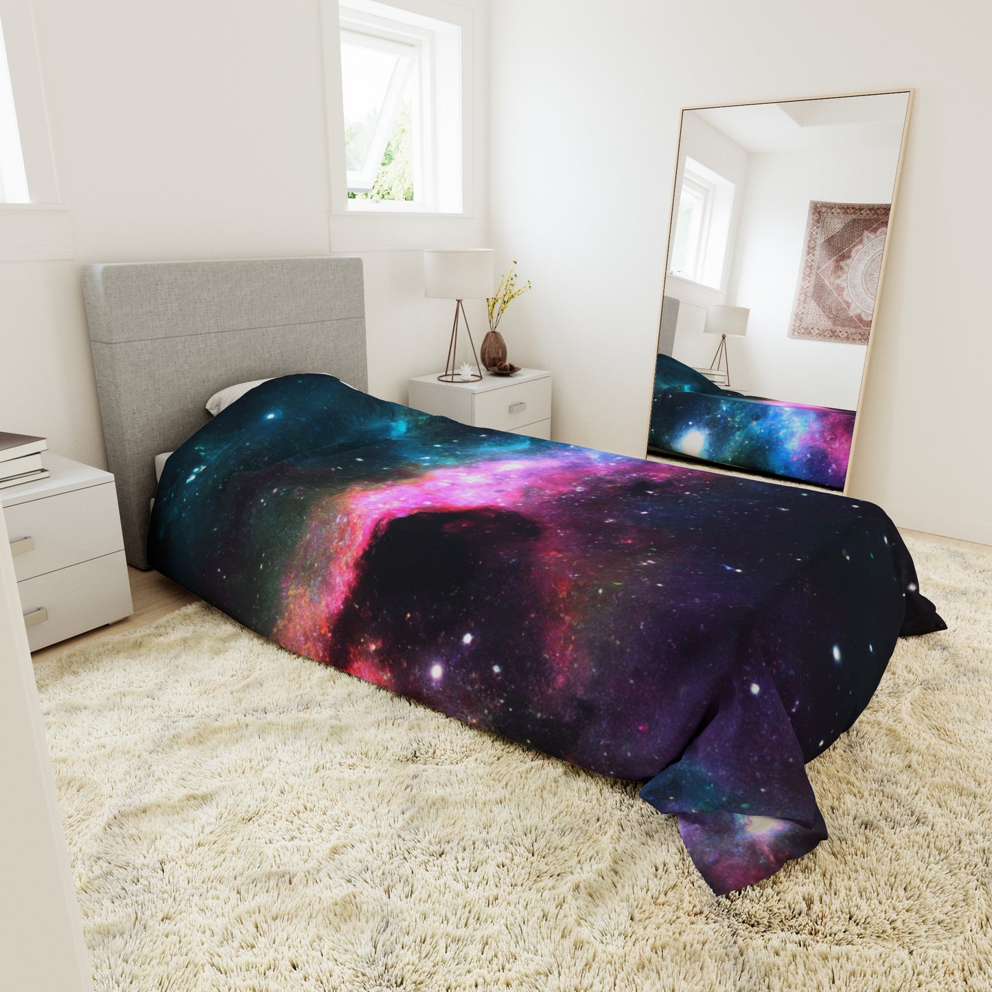 Dreams of the Atomic Age - Astronomy Duvet Bed Cover