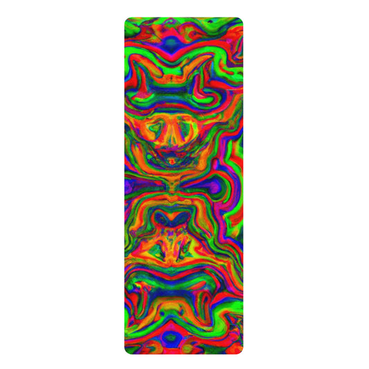 Winifred Stonefellow - Psychedelic Yoga Exercise Workout Mat - 24″ x 68"