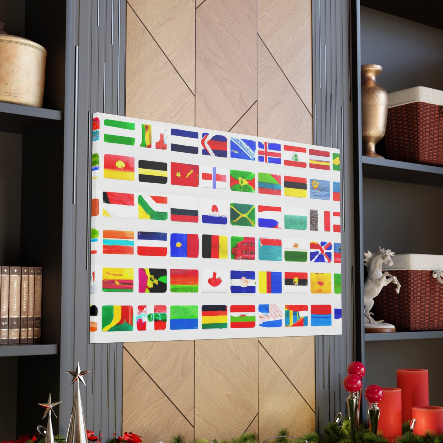 Alexander Archibald Flagmaker - Flags Of The World Canvas Wall Art