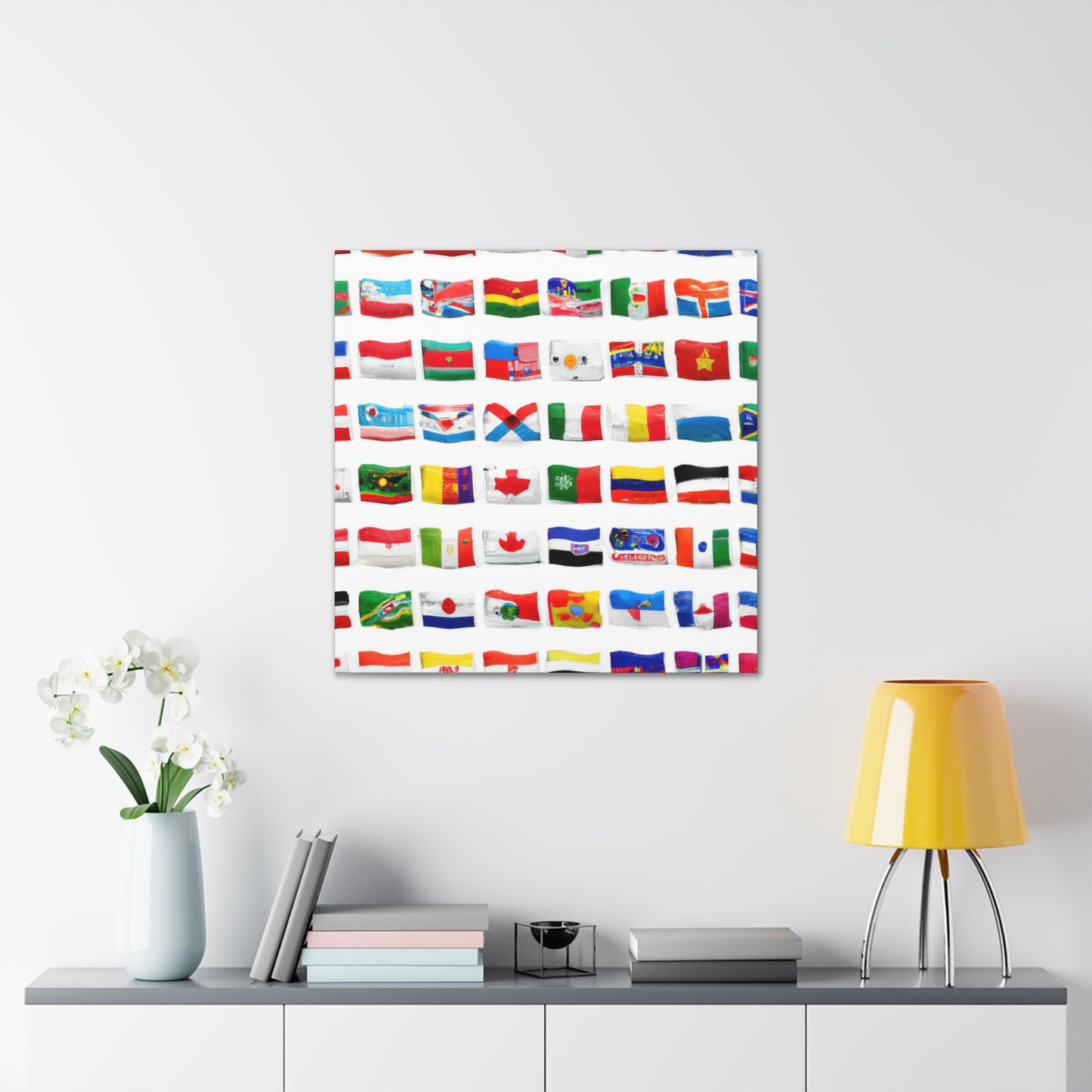 Herberta Matilda Barron - Flags Of The World Canvas Wall Art