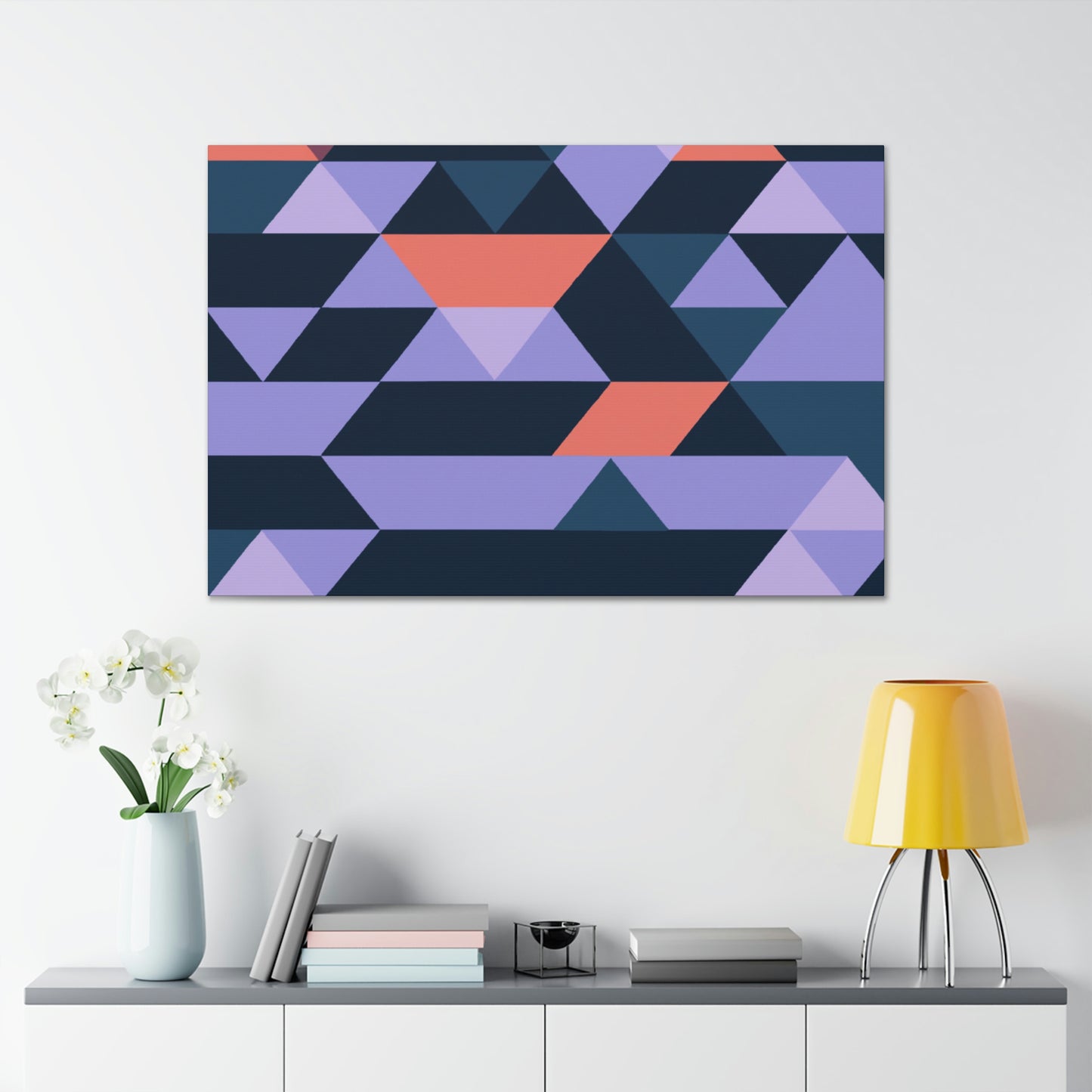 Ezra Adelstein - Geometric Canvas Wall Art