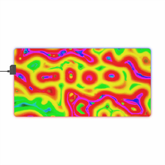 Willow Wildfire - Psychedelic Trippy LED Light Up Gaming Mouse Pad