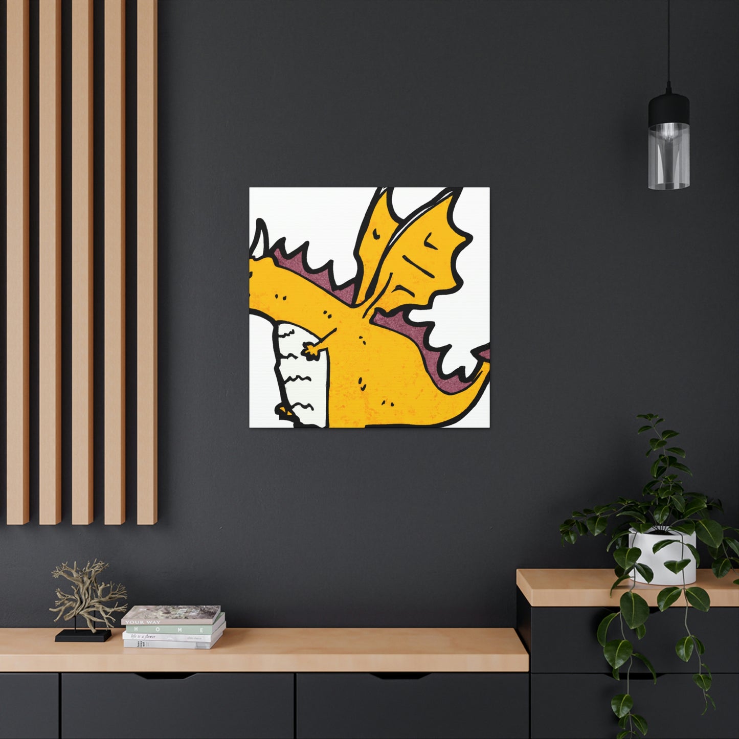 Sir Percy Ironfist - Dragon Collector Canvas Wall Art