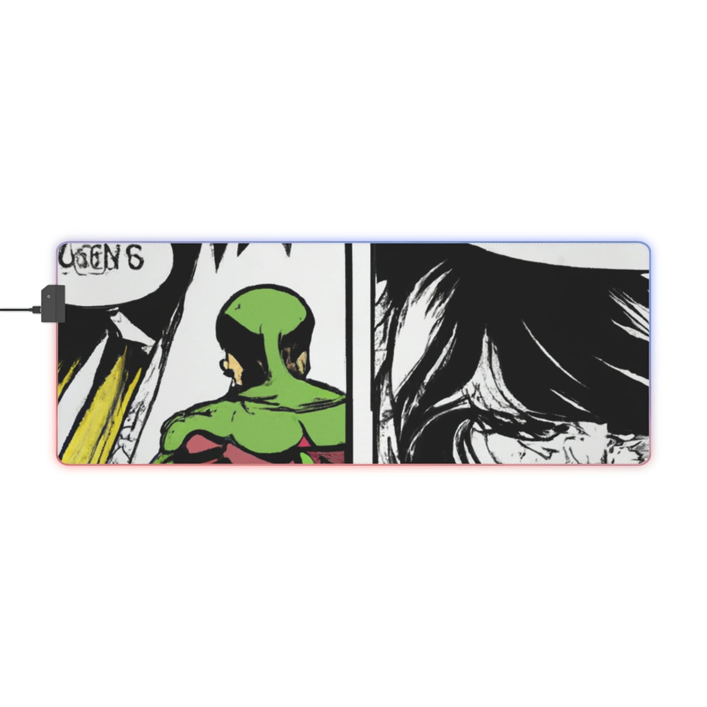 Rocky "The Rocket" Reynolds - Comic Book Collector LED Light Up Gaming Mouse Pad