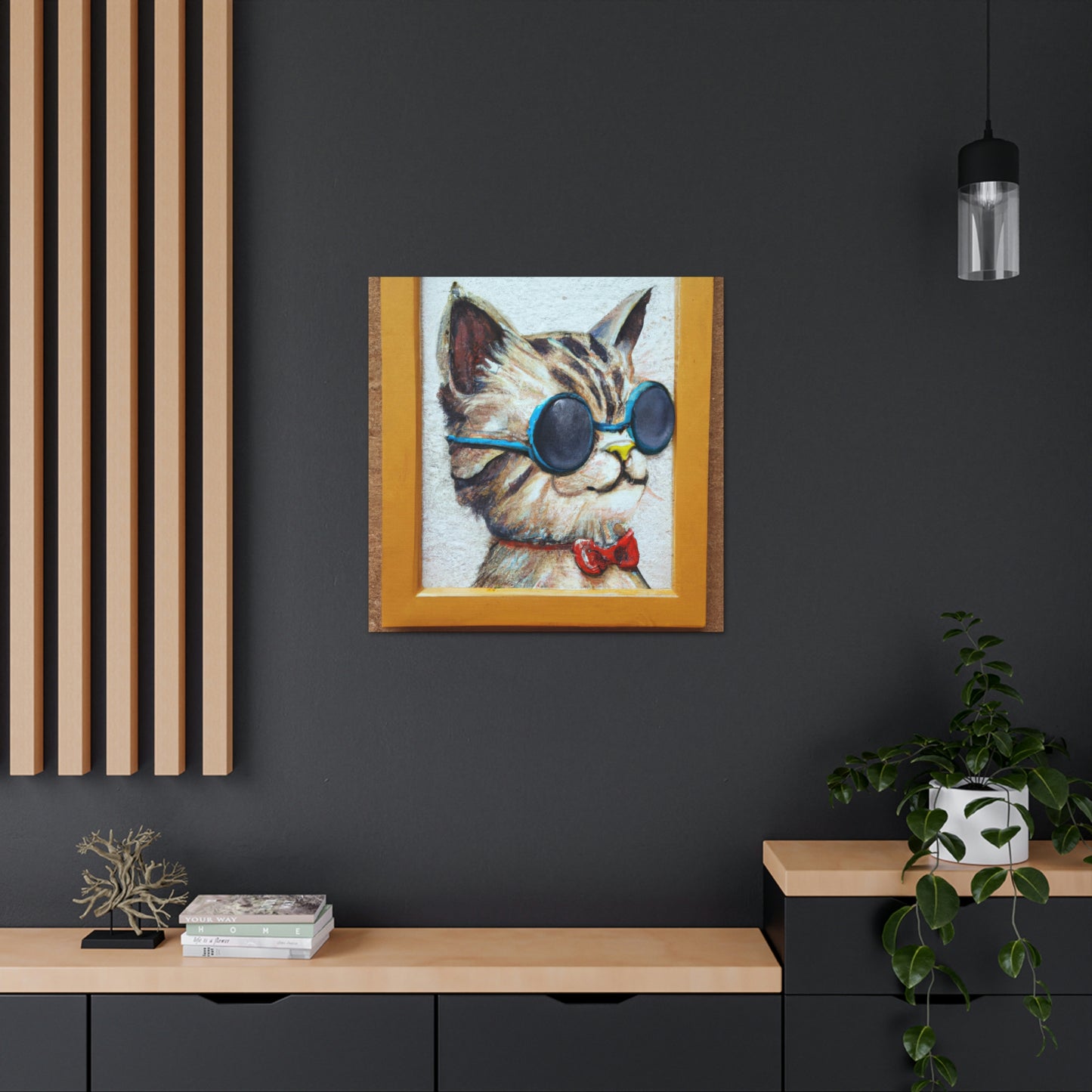 Felix Fluffytones - Cat Lovers Canvas Wall Art