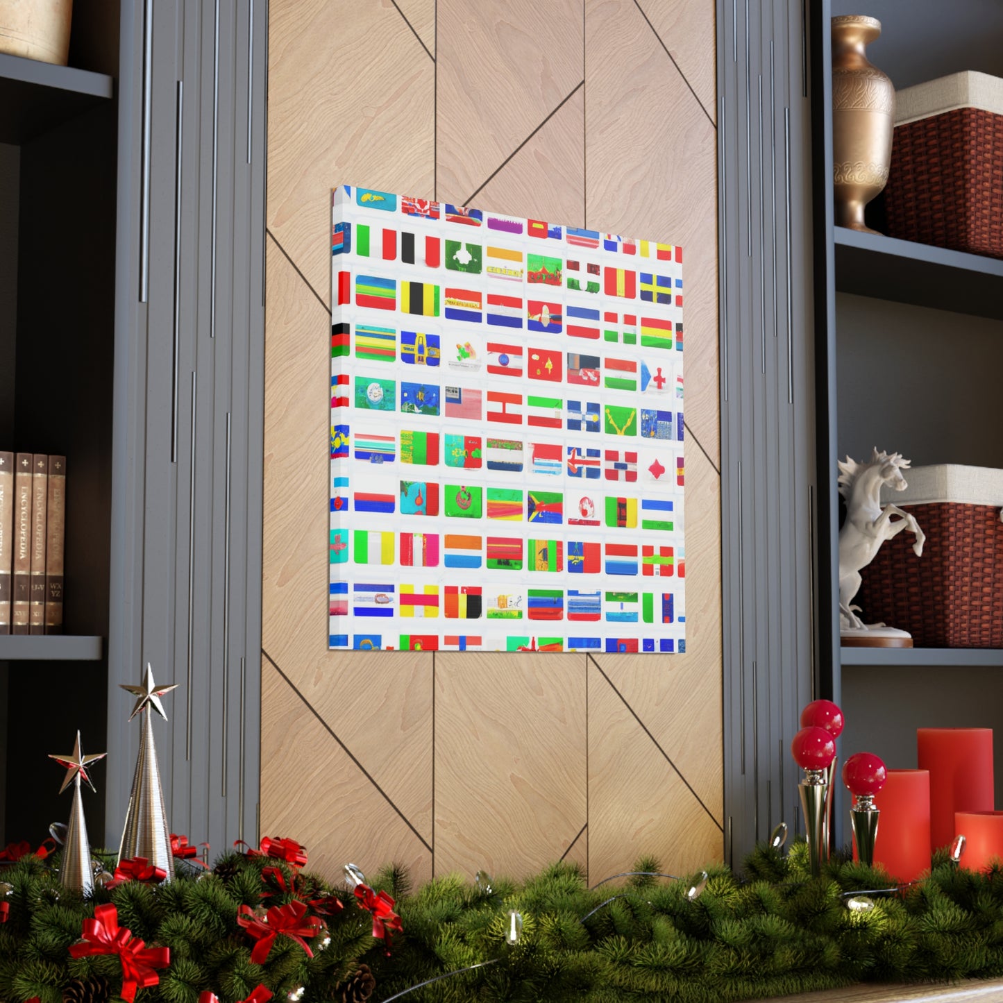 William Carson Reynolds - Flags Of The World Canvas Wall Art