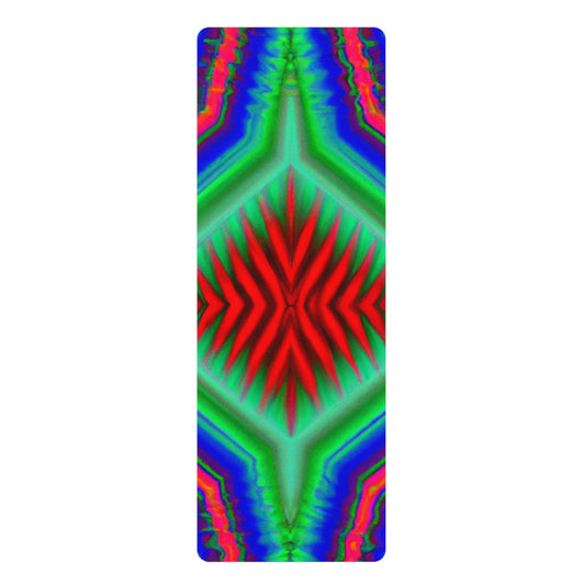 Mr. Mahesh Adams - Psychedelic Yoga Exercise Workout Mat - 24″ x 68"