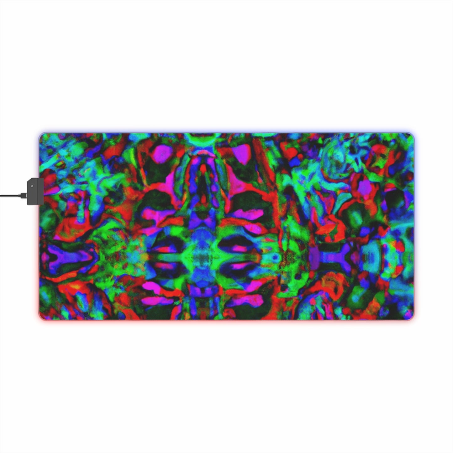 Robbie the Robot. - Psychedelic Trippy LED Light Up Gaming Mouse Pad