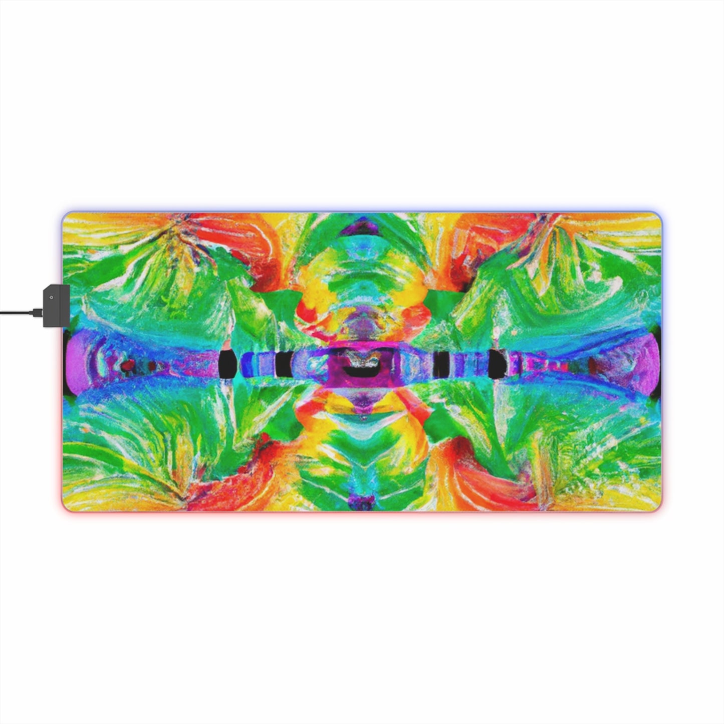 Bob Digger - Psychedelic Trippy LED Light Up Gaming Mouse Pad