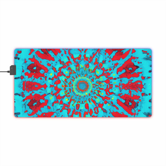 Rocky "The Rocket" Rodale - Psychedelic Trippy LED Light Up Gaming Mouse Pad