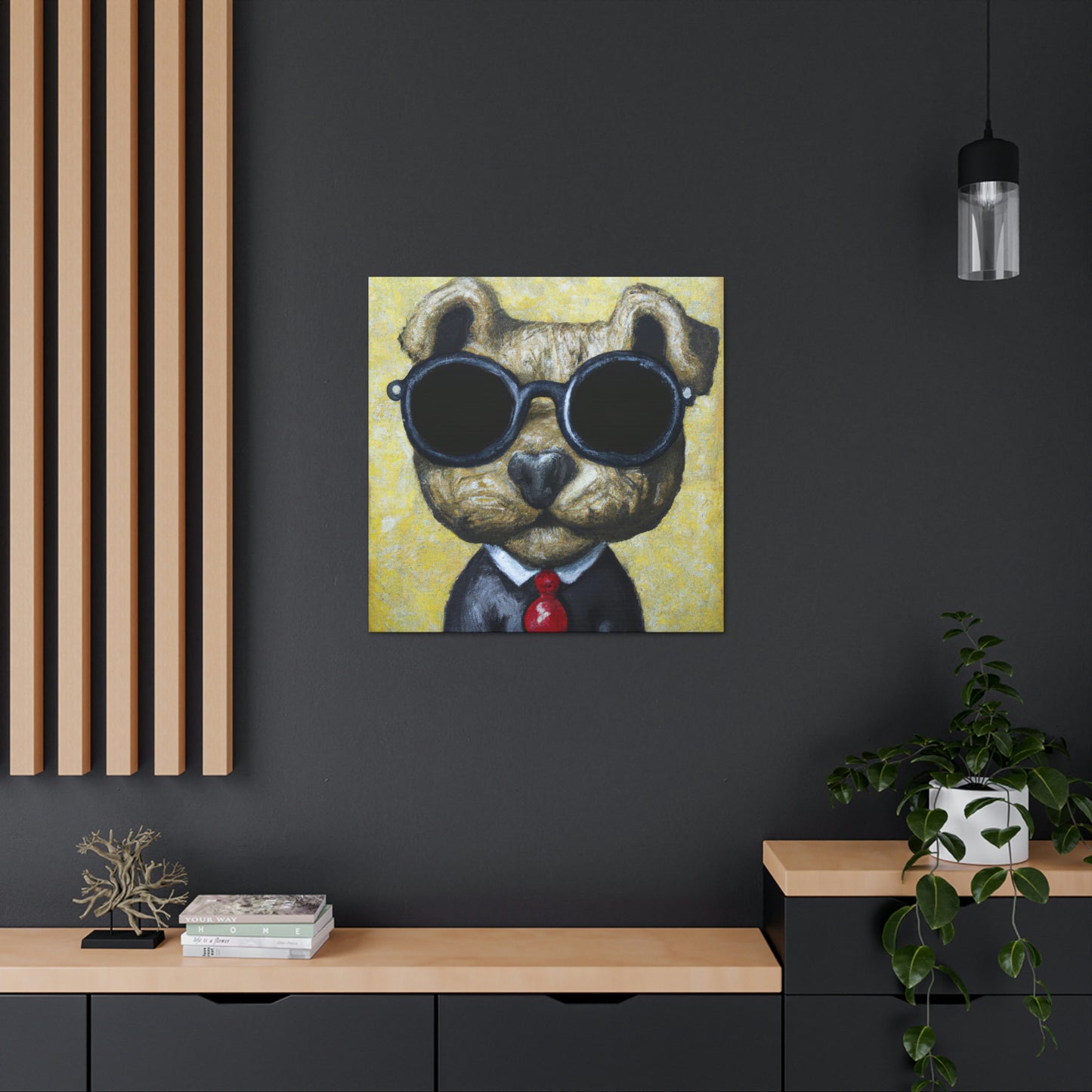 Felix Feline - Dog Lovers Canvas Wall Art