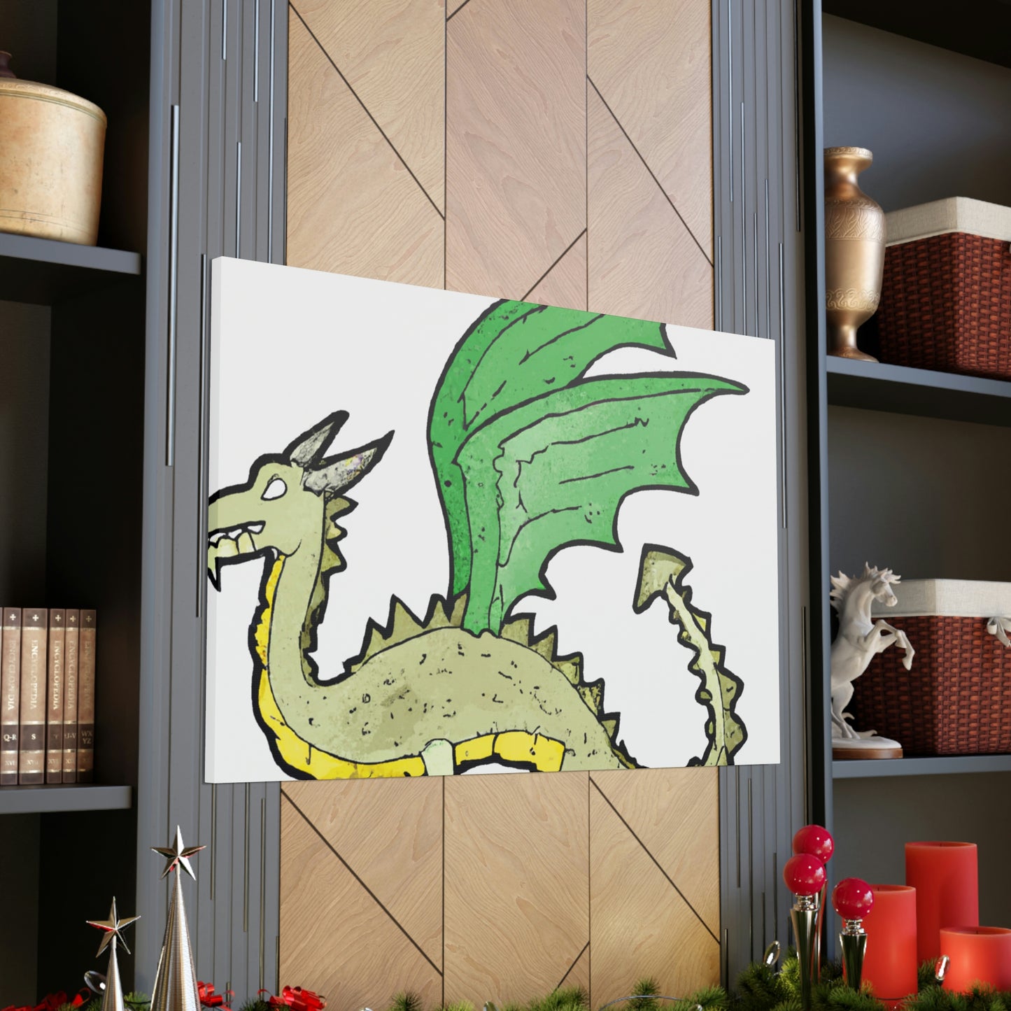 Sir/Dame Agustin Temeraire - Dragon Collector Canvas Wall Art