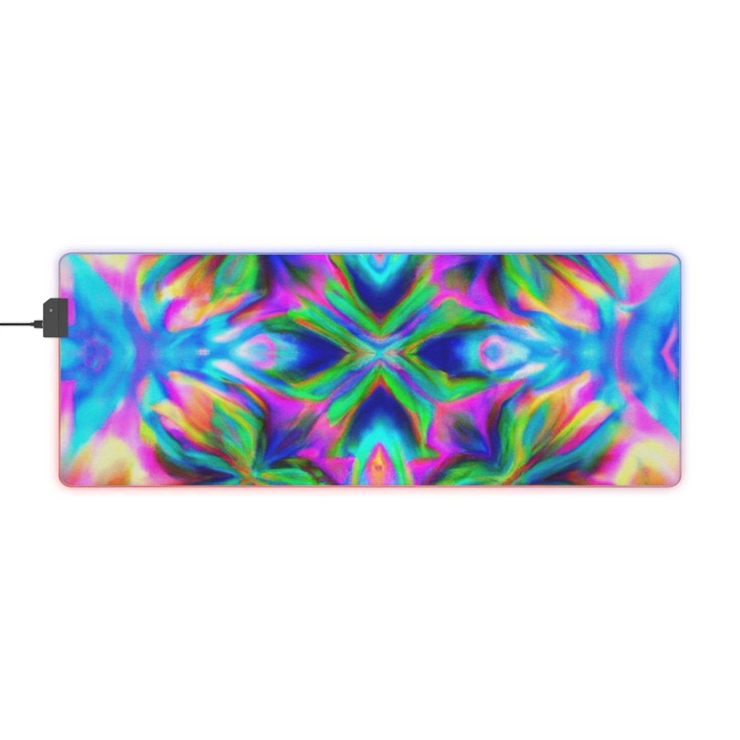 Alexander "Lucky" Ace - Psychedelic Trippy LED Light Up Gaming Mouse Pad