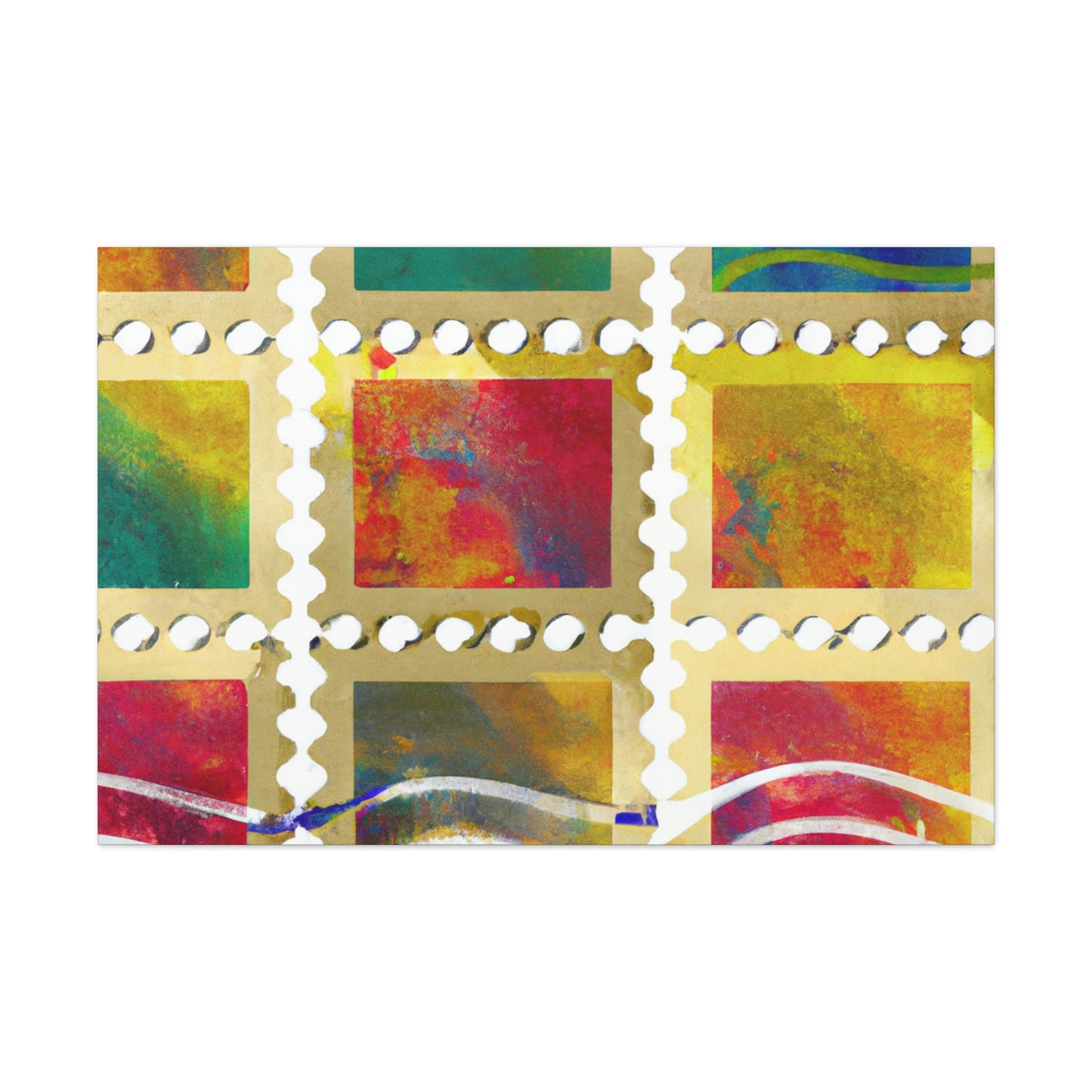 Global Journey Stamps - Canvas