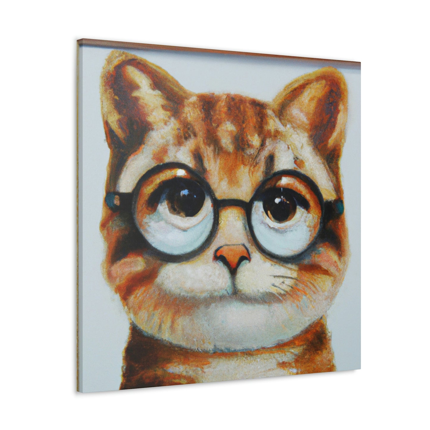 Patches Puffington - Cat Lovers Canvas Wall Art