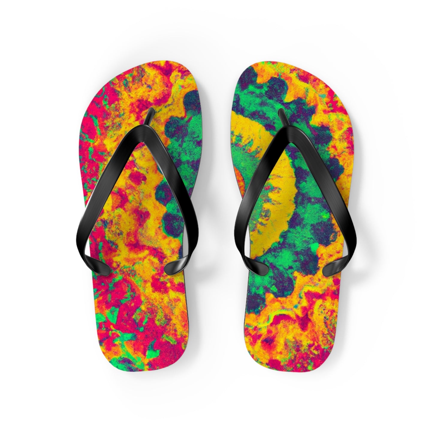 Grandma Hilda's Shoe Emporium - Psychedelic Trippy Flip Flop Beach Sandals
