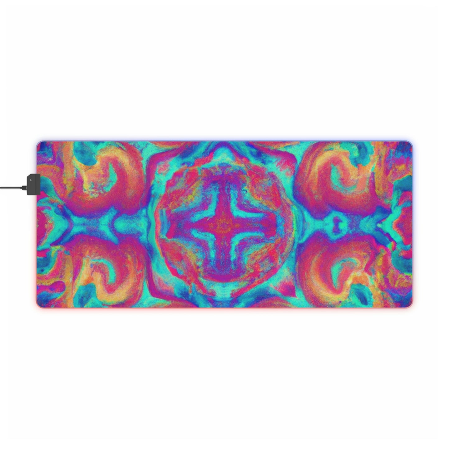 Mackenzie Maven - Psychedelic Trippy LED Light Up Gaming Mouse Pad