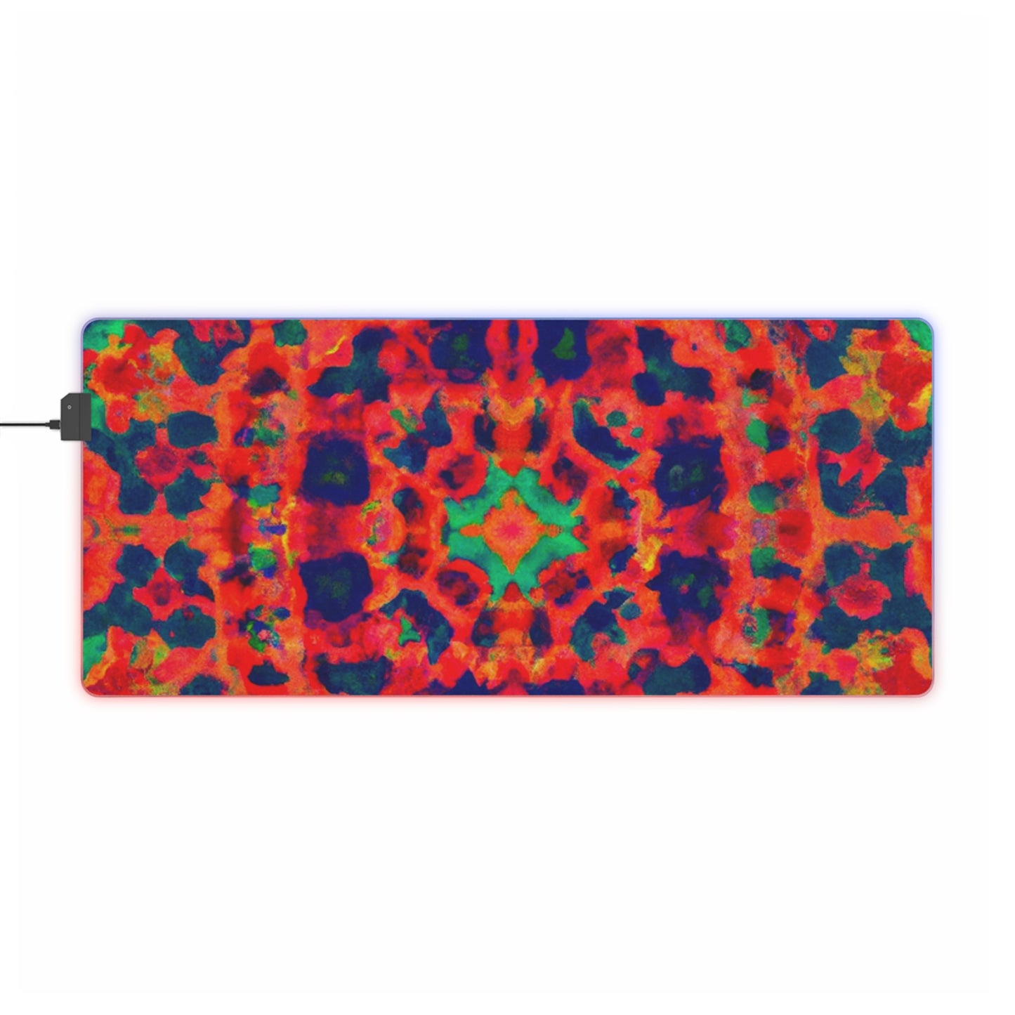 Rockin' Roy Robusto - Psychedelic Trippy LED Light Up Gaming Mouse Pad