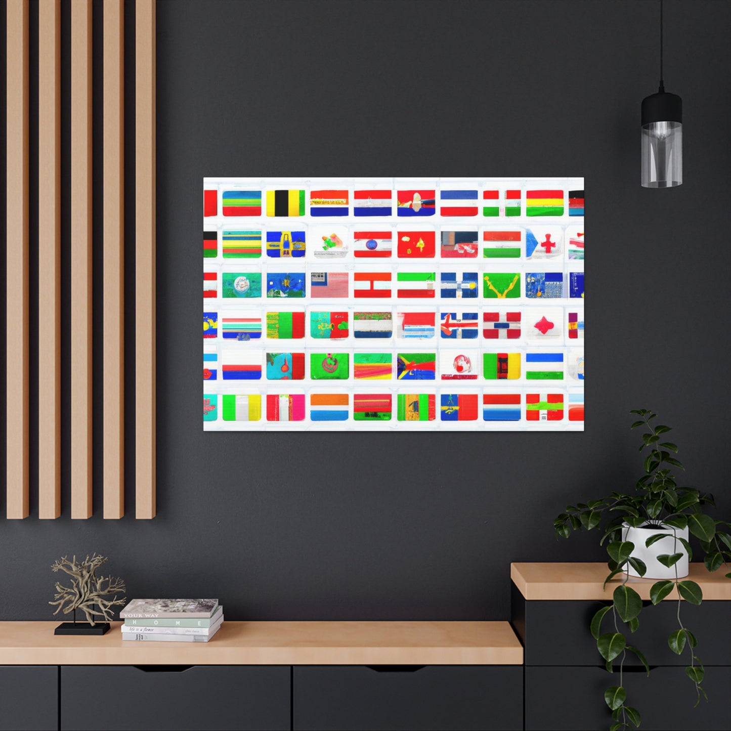 William Carson Reynolds - Flags Of The World Canvas Wall Art