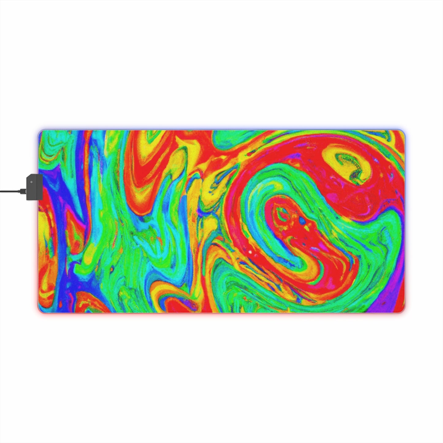 Marlon "Rocket" Sparks - Psychedelic Trippy LED Light Up Gaming Mouse Pad