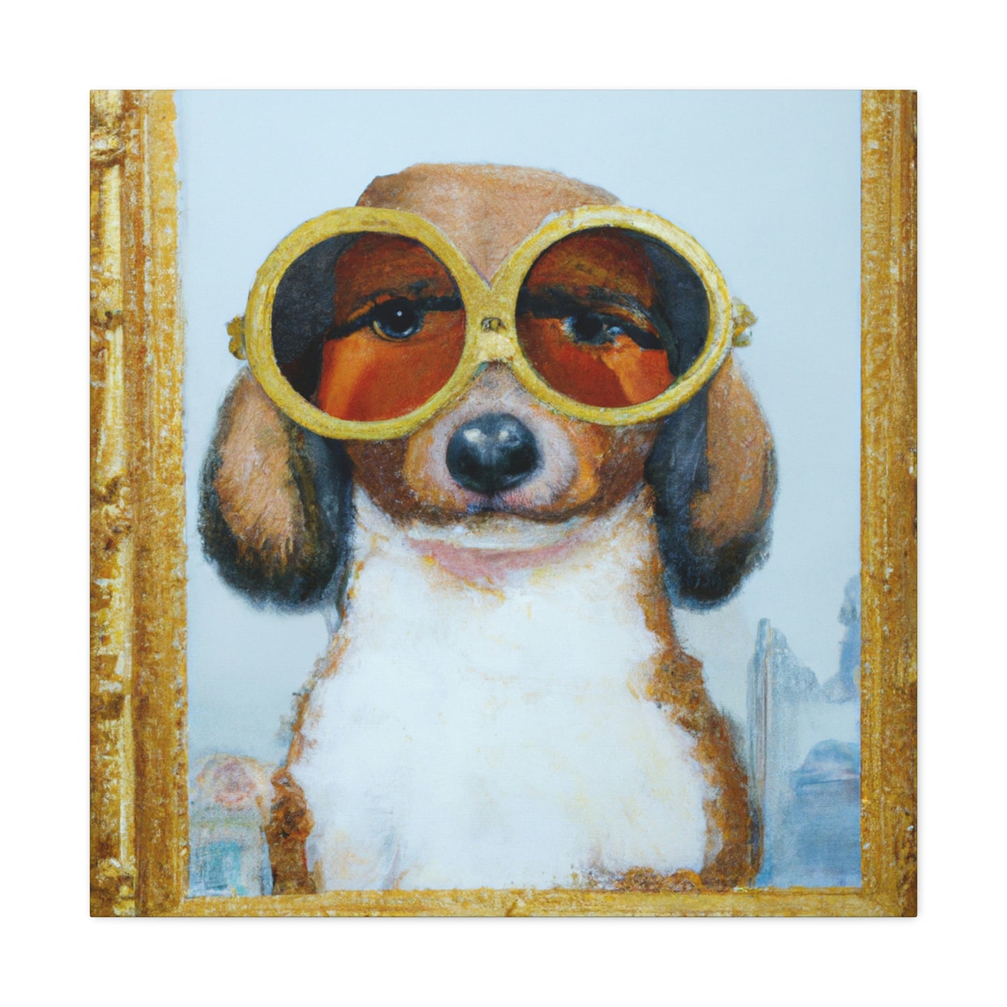 Rocky the Rover. - Dog Lovers Canvas Wall Art