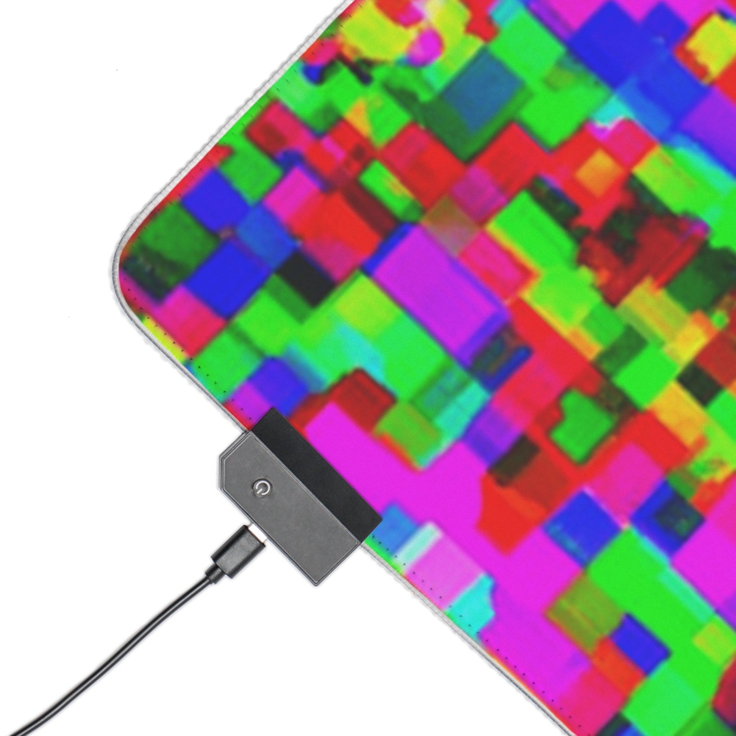 Rocky Rollerskate - Psychedelic Trippy LED Light Up Gaming Mouse Pad