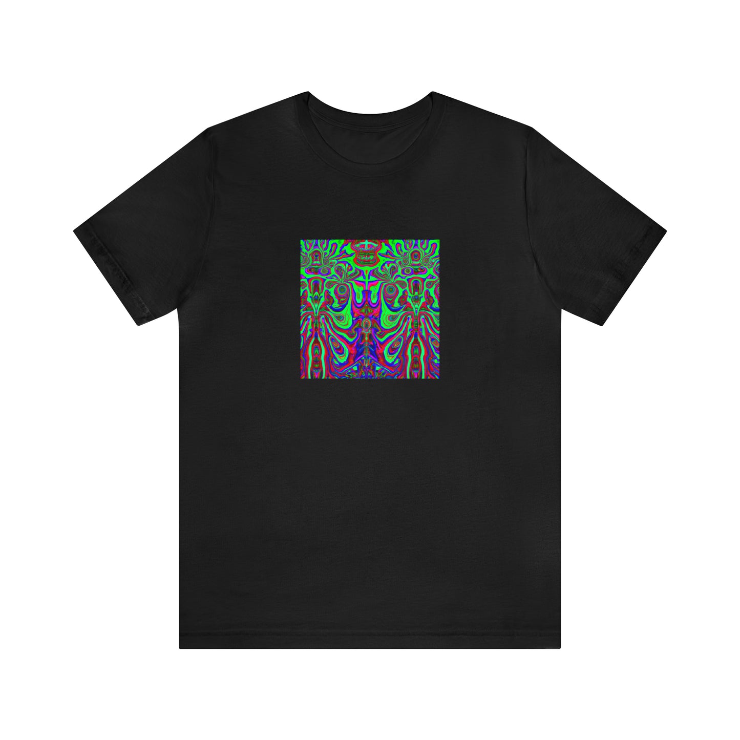 Franky Flashback - - Psychedelic Trippy Pattern Tee Shirt
