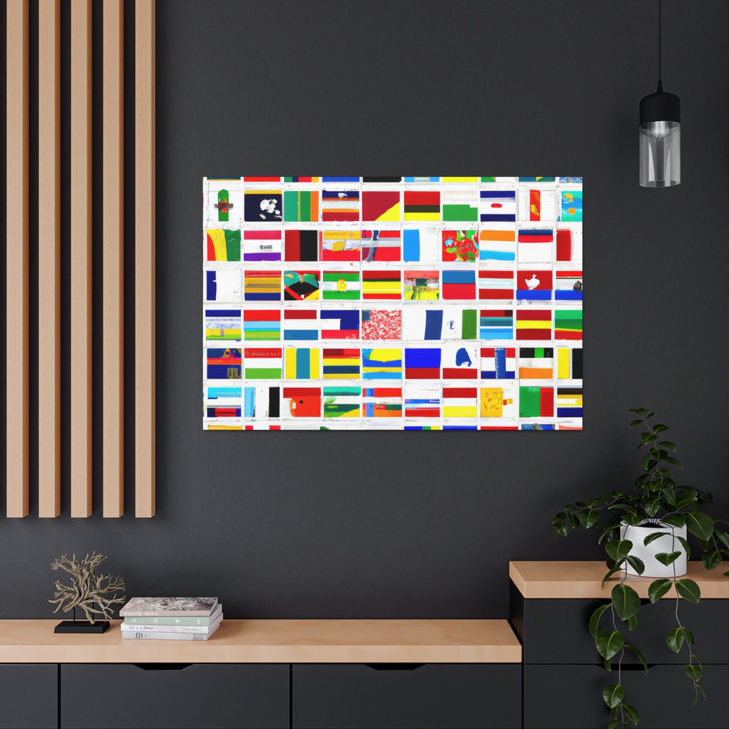 William F. Kofahl - Flags Of The World Canvas Wall Art