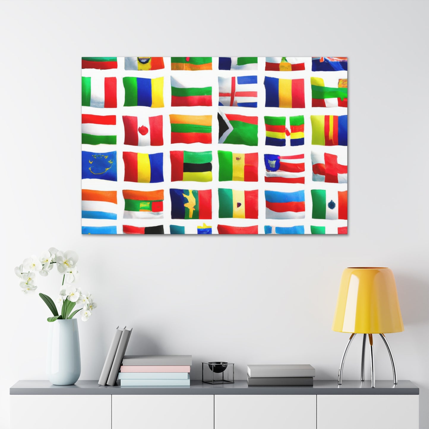 .

Josephine Bacon-Frye (1837-1893) - Flags Of The World Canvas Wall Art