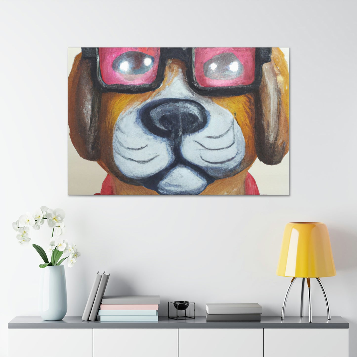 Sparky the Wonder Dog - Dog Lovers Canvas Wall Art