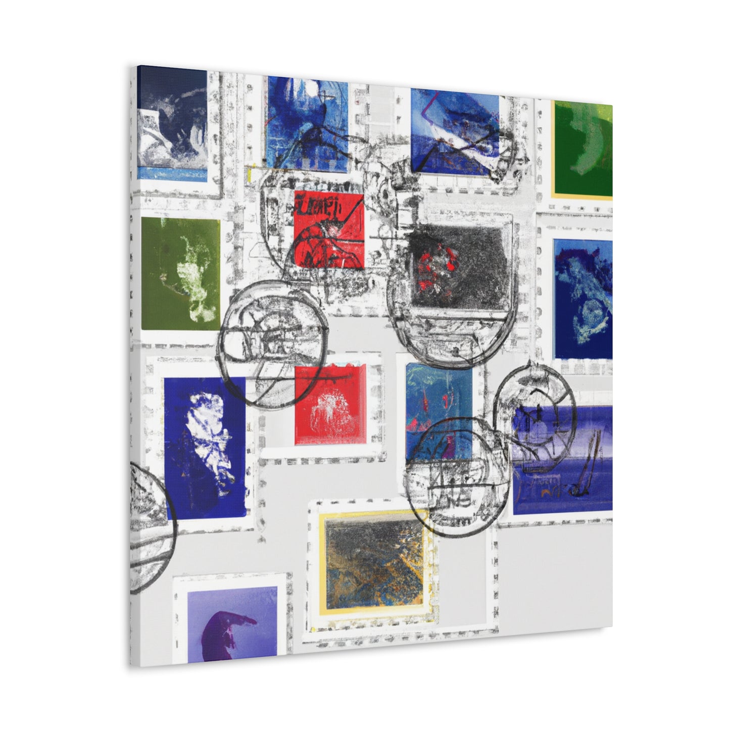 Forever Global Stamps - Postage Stamp Collector Canvas Wall Art