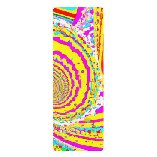 Daisy Sunshower - Psychedelic Yoga Exercise Workout Mat - 24″ x 68"