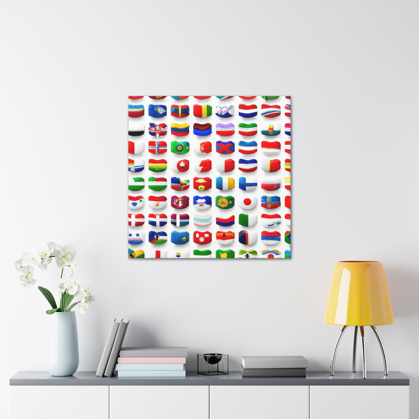 's name

Charlotte Fraser Baxter - Flags Of The World Canvas Wall Art