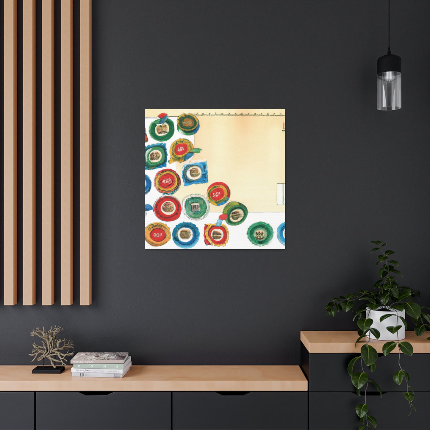 "Cultural Celebrations" - Postage Stamp Collector Canvas Wall Art