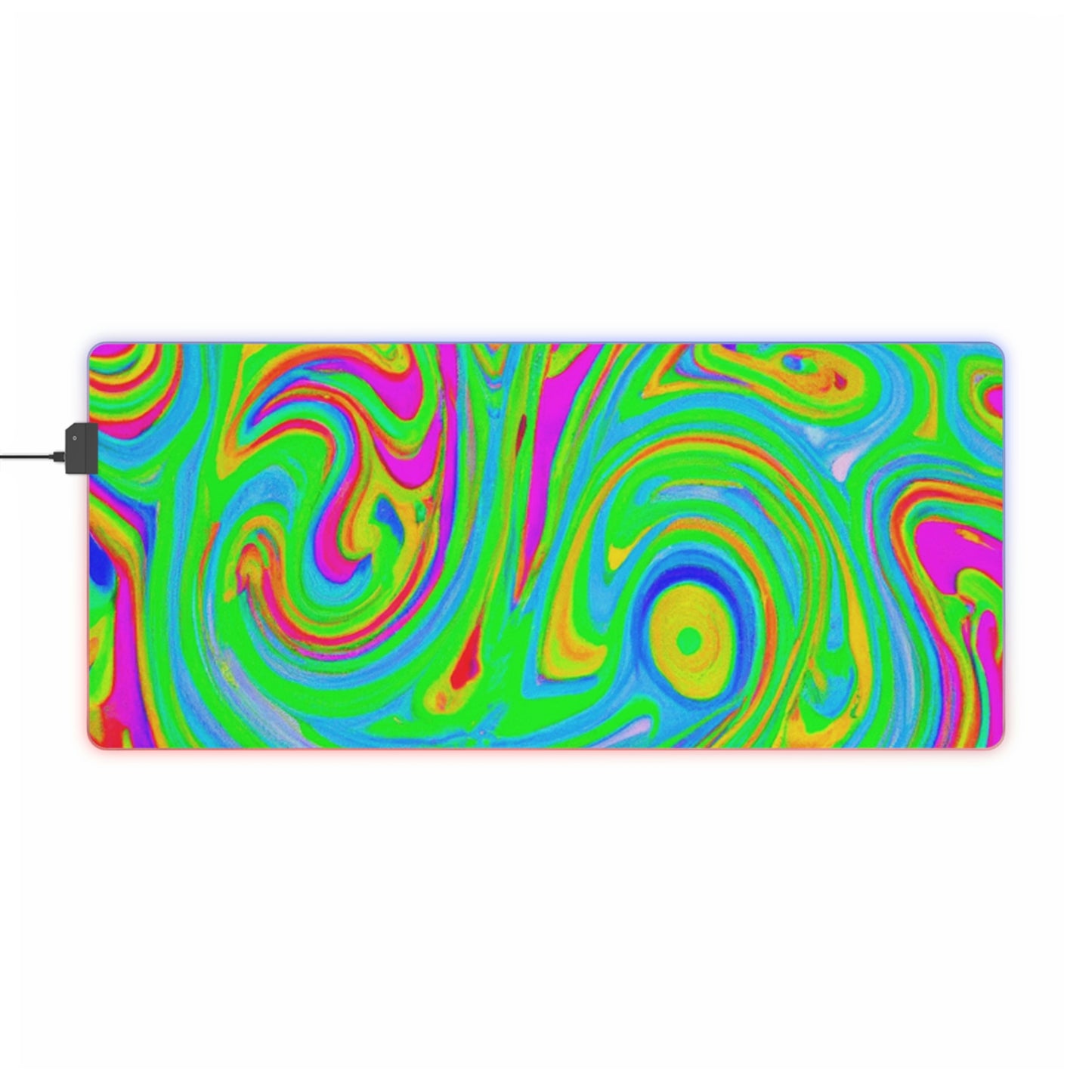 Gus 'The Groove' Gatsby - Psychedelic Trippy LED Light Up Gaming Mouse Pad