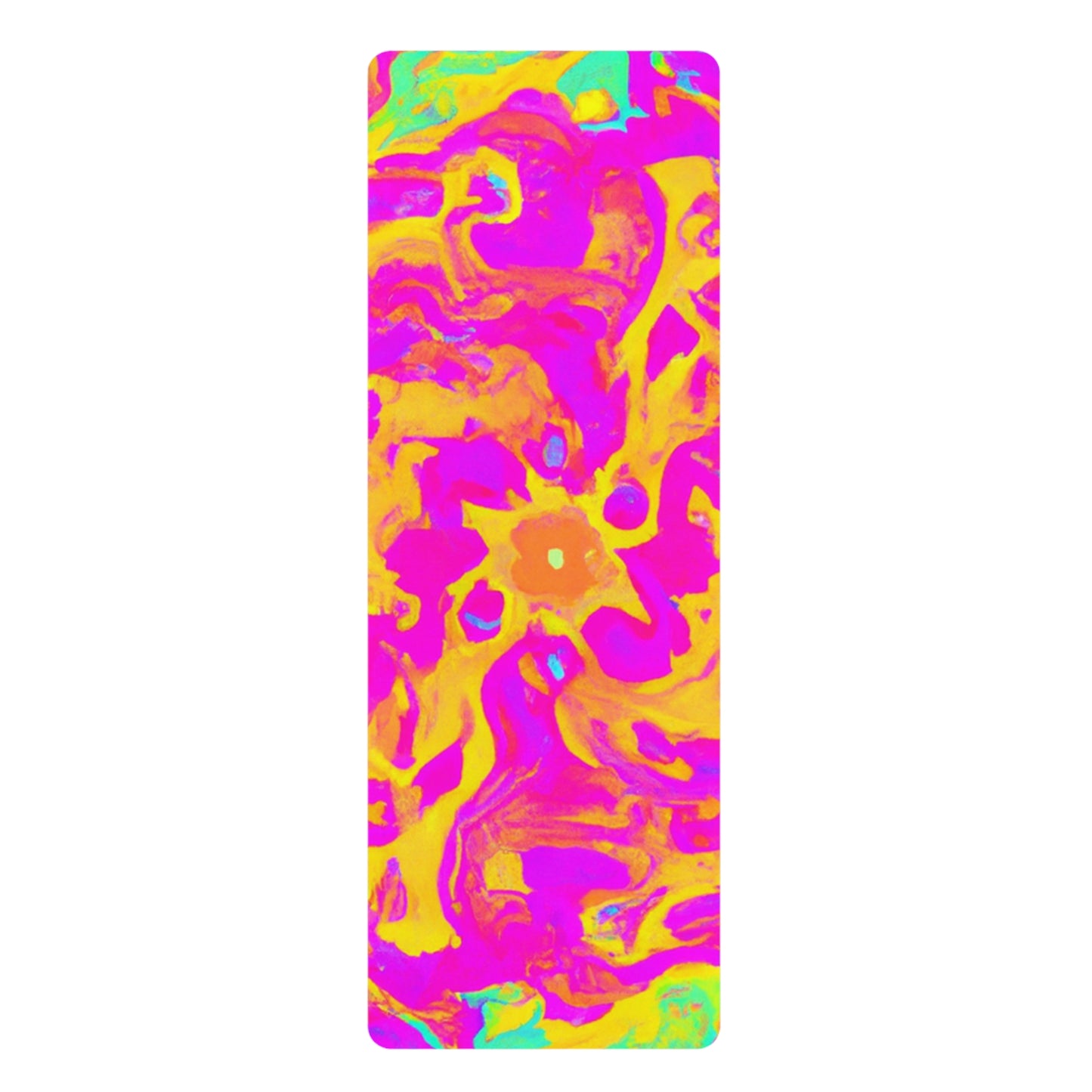 Kumar Swami - Psychedelic Yoga Exercise Workout Mat - 24″ x 68"