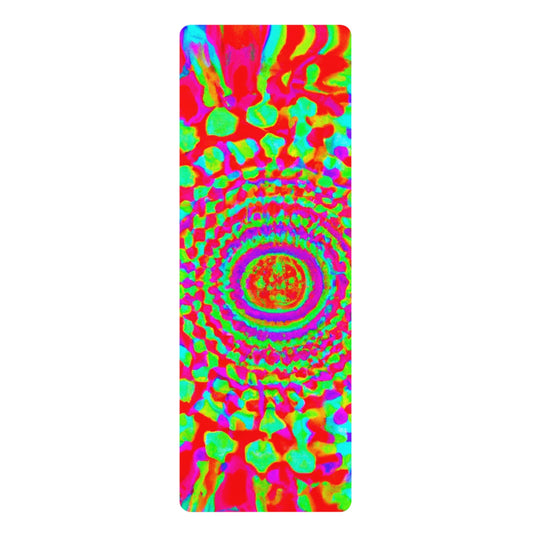 Ida Shivayogi - Psychedelic Yoga Exercise Workout Mat - 24″ x 68"