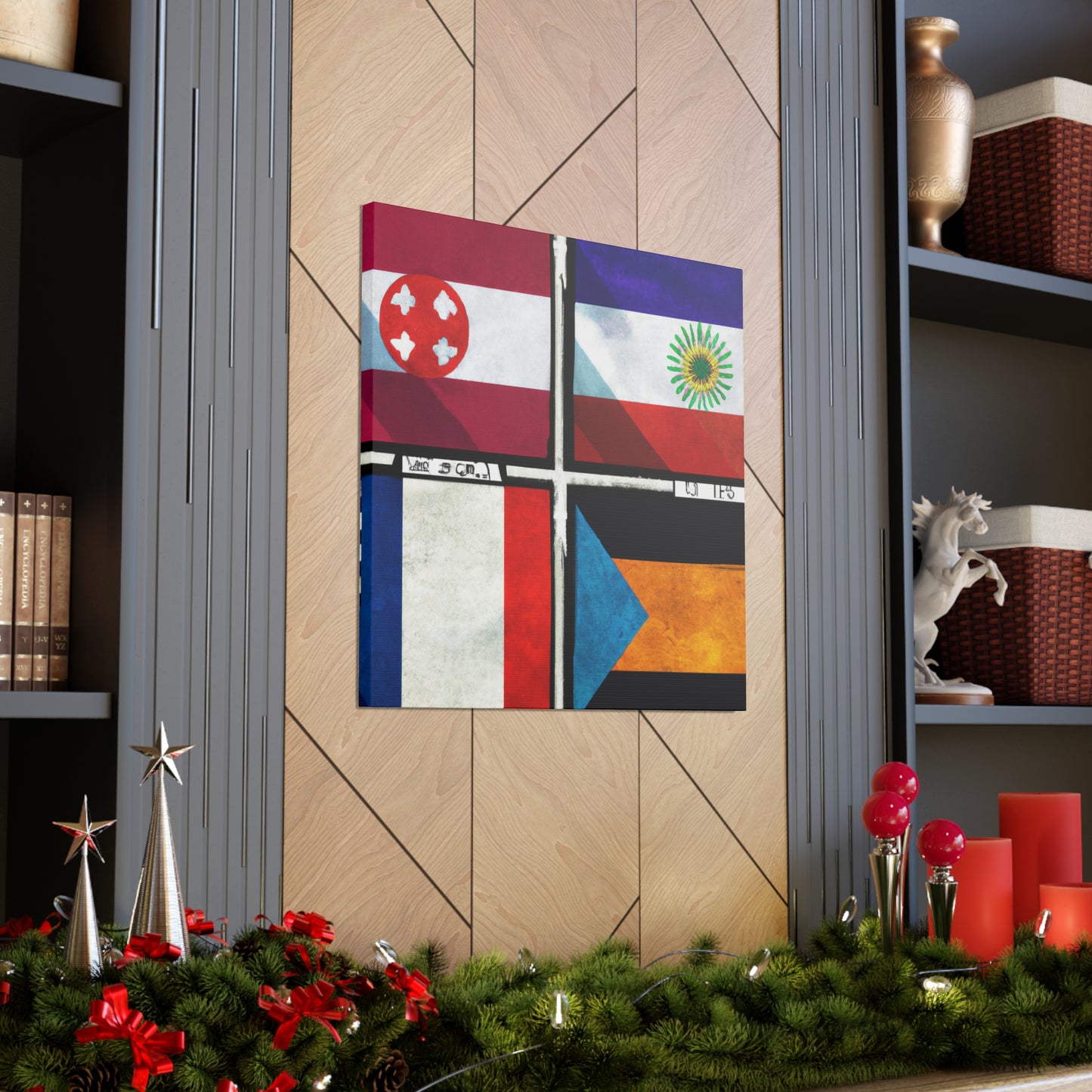 Charlotte Carey, Flag Maker of the 1800s. - Flags Of The World Canvas Wall Art