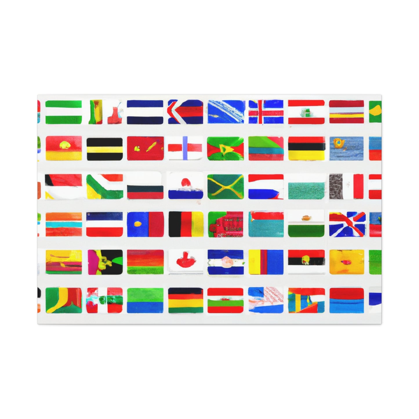 Alexander Archibald Flagmaker - Flags Of The World Canvas Wall Art