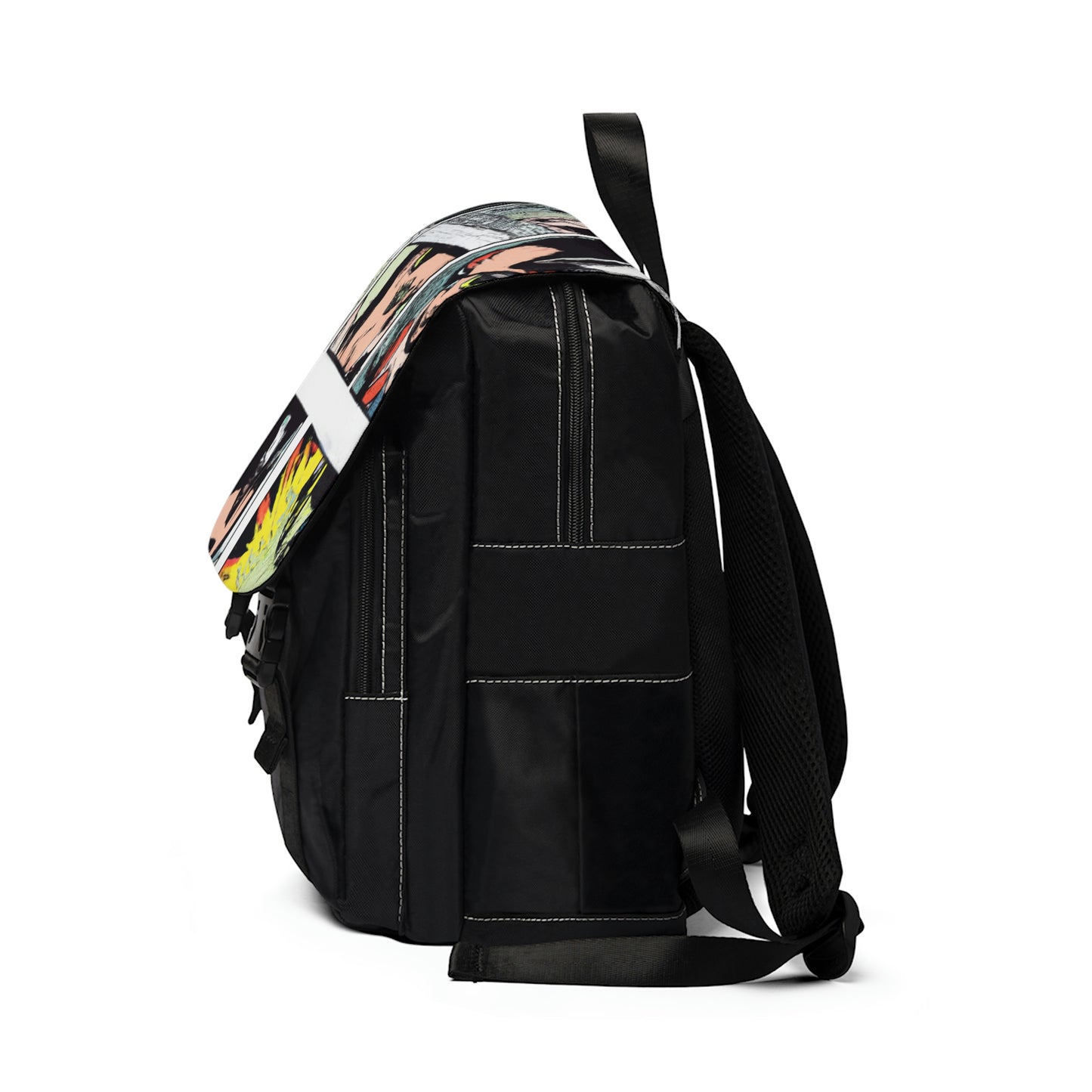 Guntherine Couture - Comic Book Shoulder Travel Backpack Bag