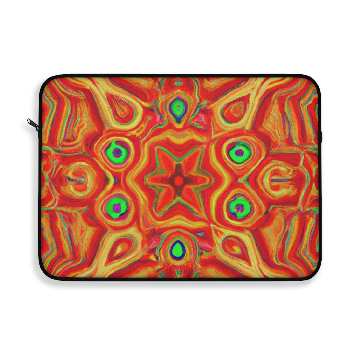 Bubbles the Rockabilly Roller - Psychedelic Laptop Computer Sleeve Storage Case Bag