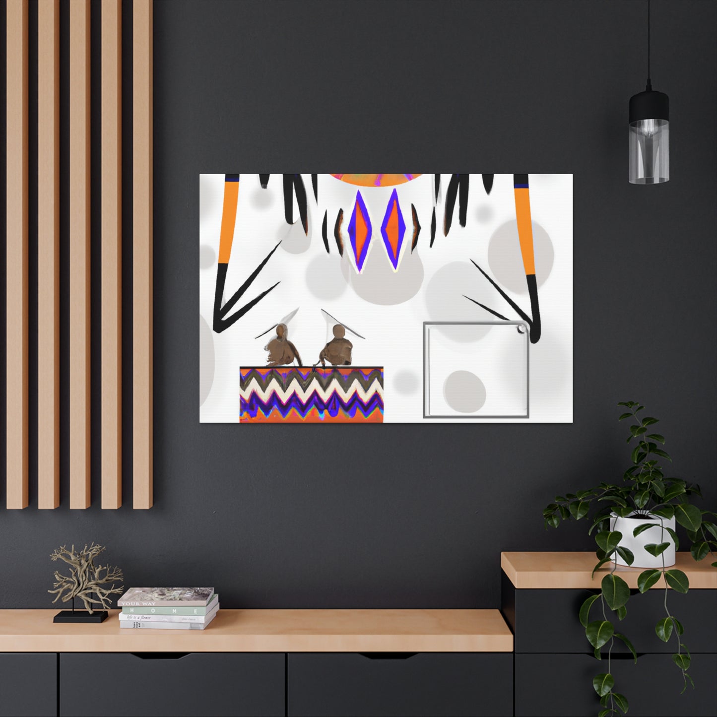 Watoka the Wise - Native American Indian Canvas Wall Art