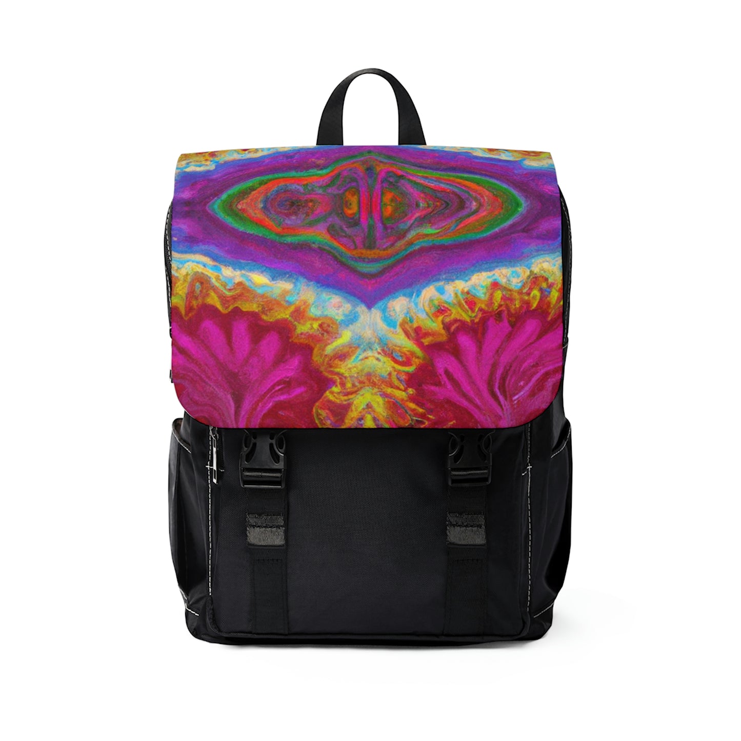 Furmani - Psychedelic Shoulder Travel Backpack Bag