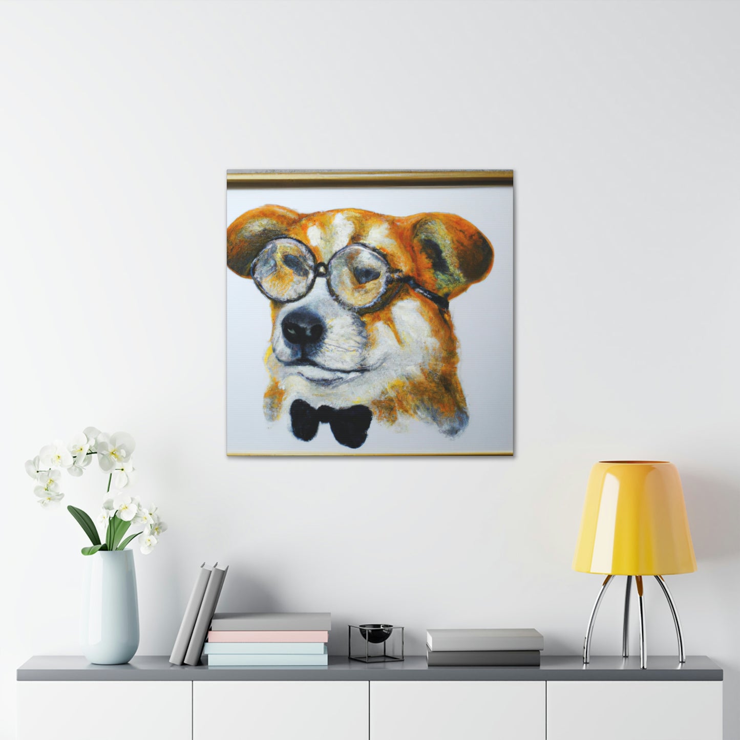 Fritz Furrball - Dog Lovers Canvas Wall Art