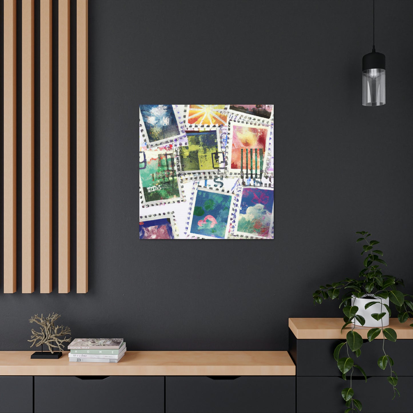 Globalarity Postage Stamps - Postage Stamp Collector Canvas Wall Art