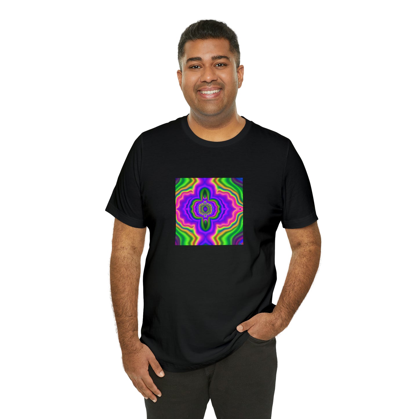 Dottie DuPont - - Psychedelic Trippy Pattern Tee Shirt