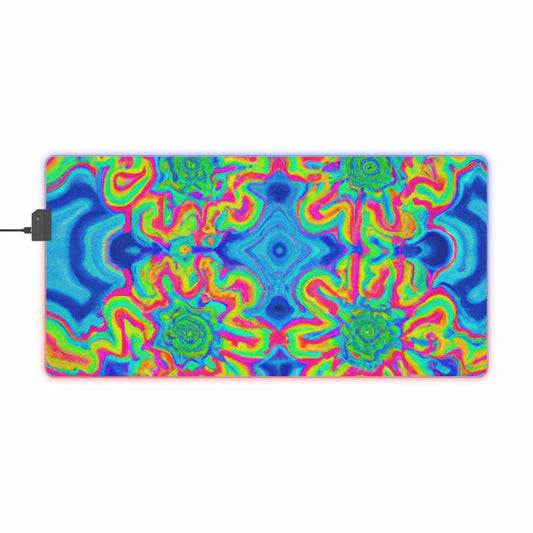 Clara Moonway - Psychedelic Trippy LED Light Up Gaming Mouse Pad