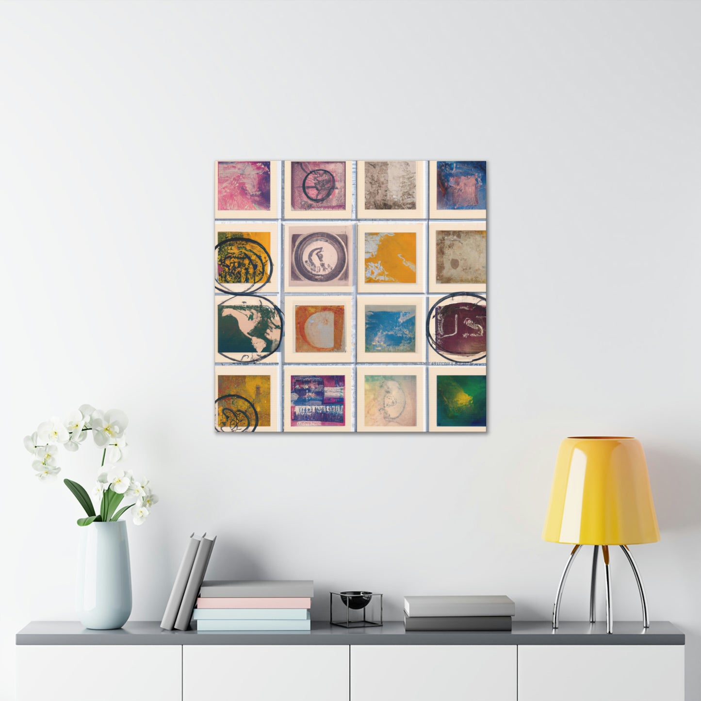 Globe-Trotting Postage Stamps - Postage Stamp Collector Canvas Wall Art