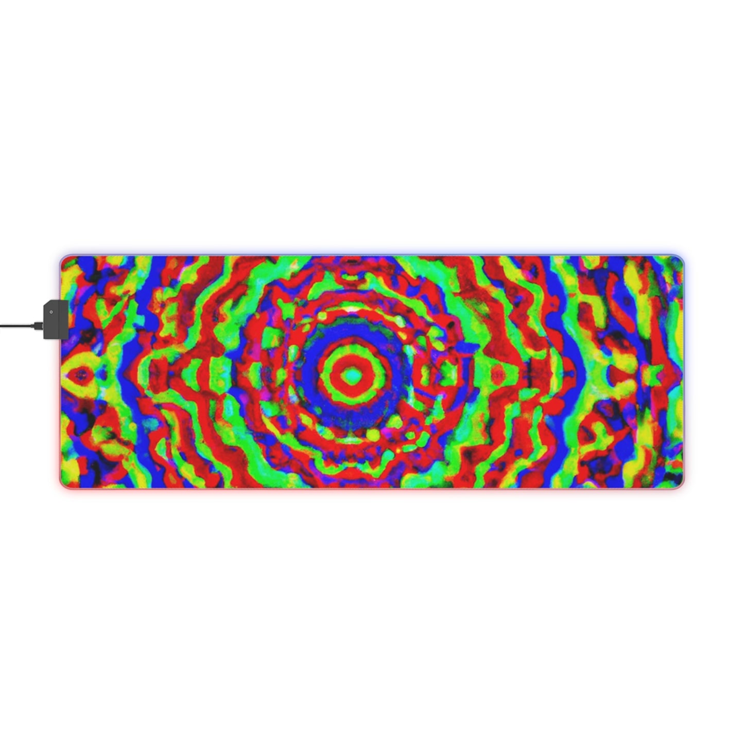 Gus Gatsby - Psychedelic Trippy LED Light Up Gaming Mouse Pad