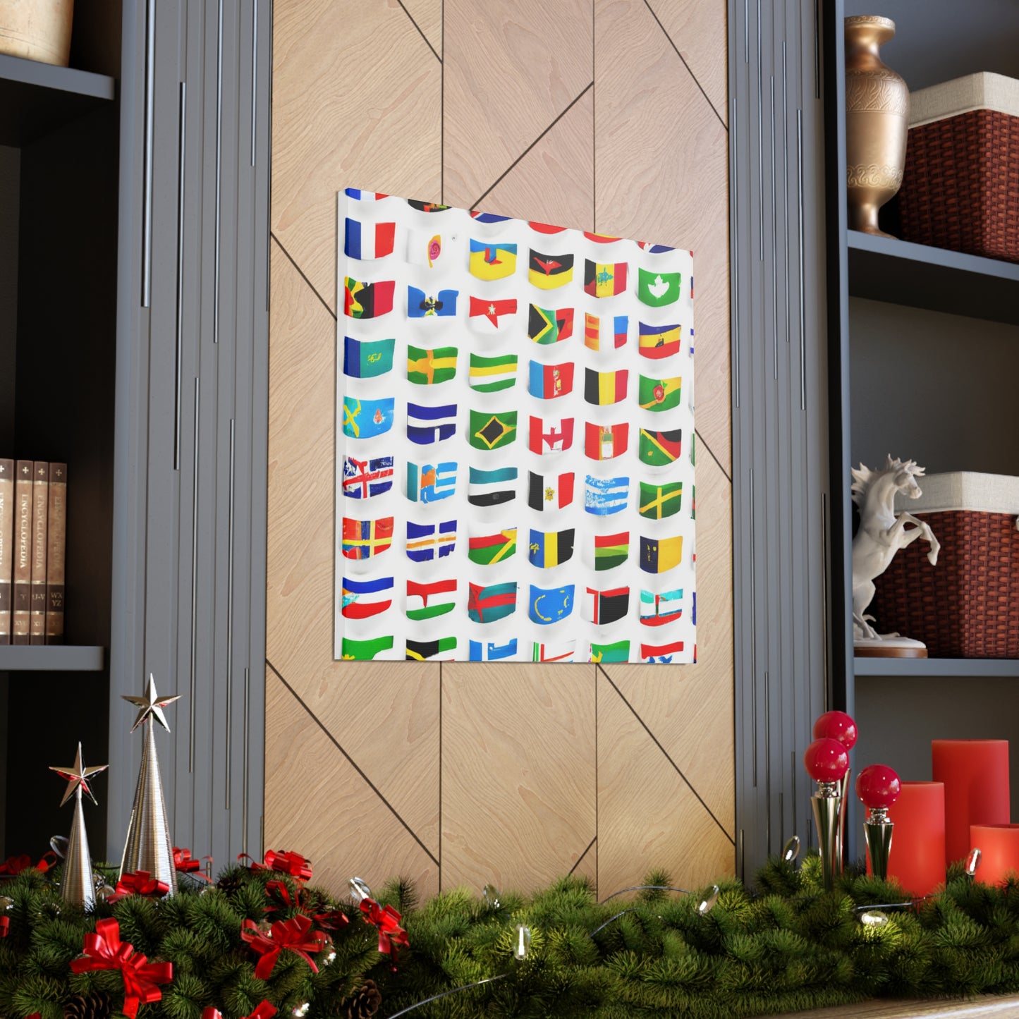 Isabella Rawlingson - Flags Of The World Canvas Wall Art